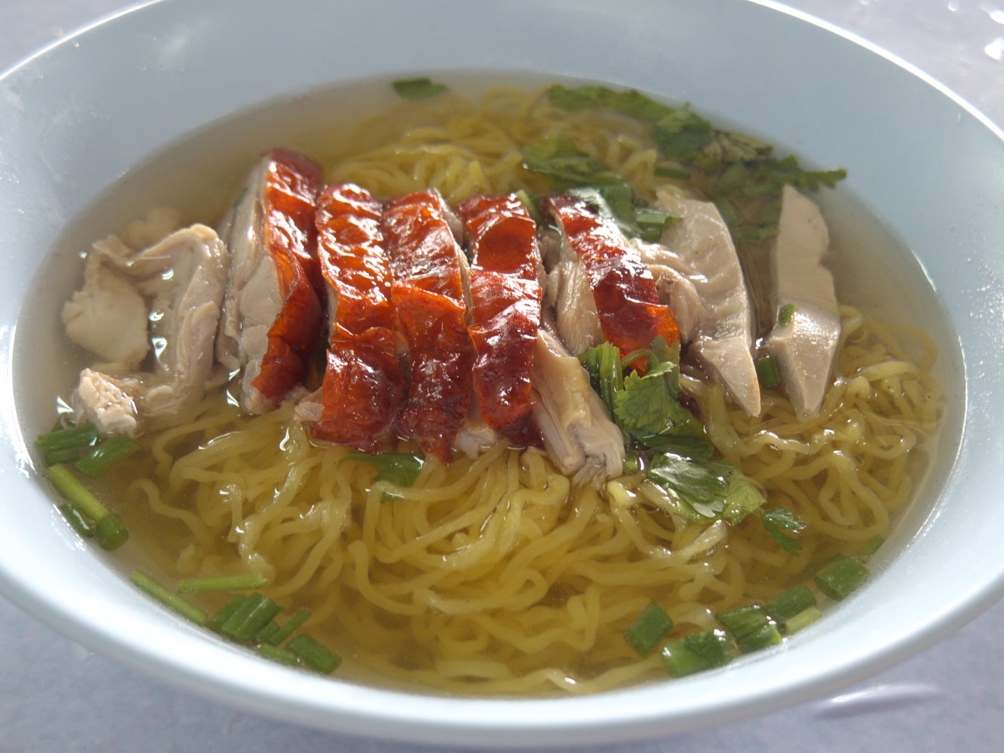 Roast Duck Rice Vermicelli Noodle Soup