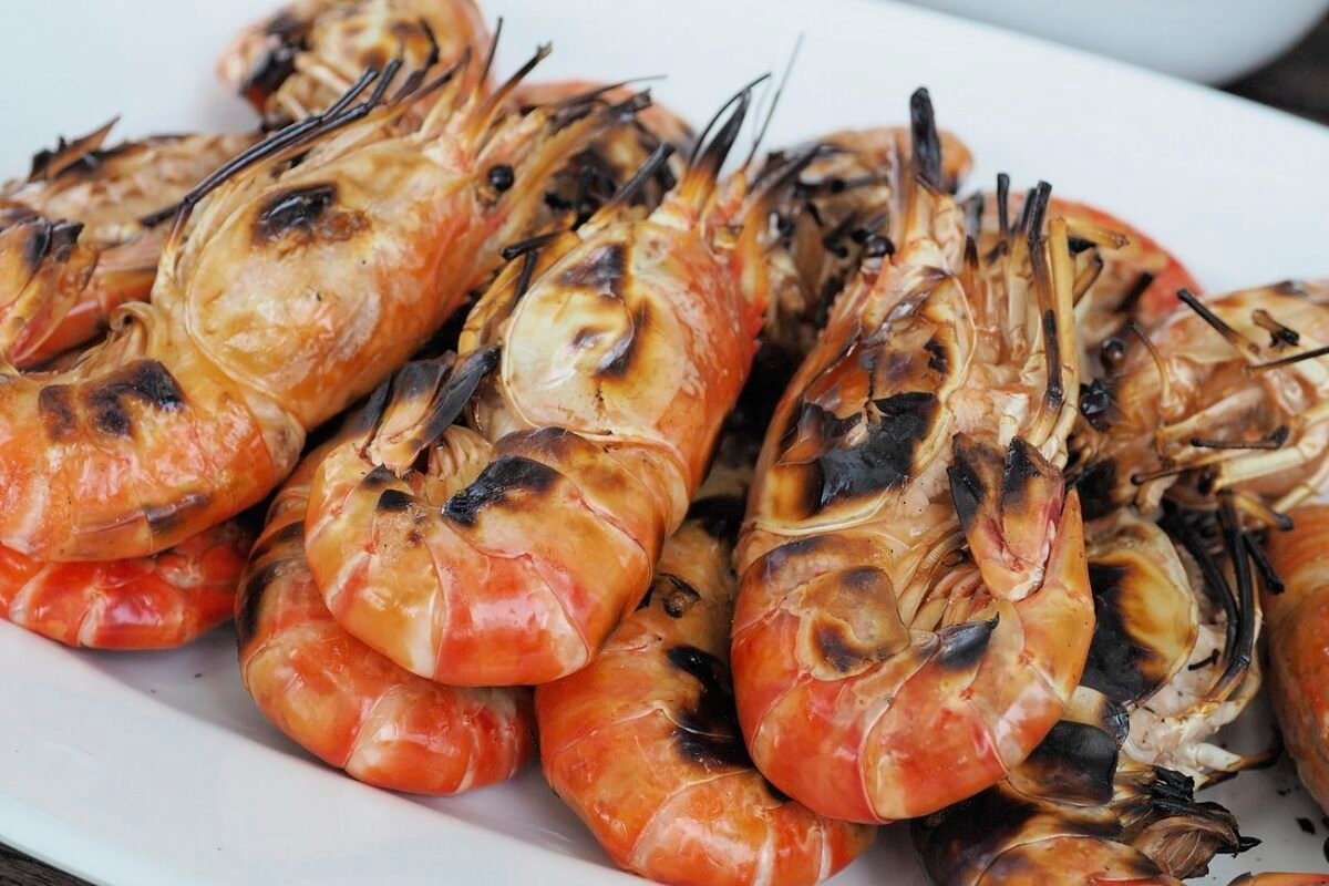 Grilled shrimp