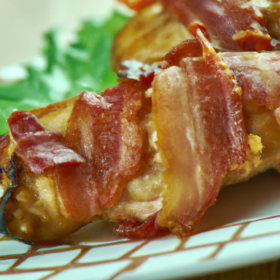 chipotle bourbon chicken wrapped in bacon