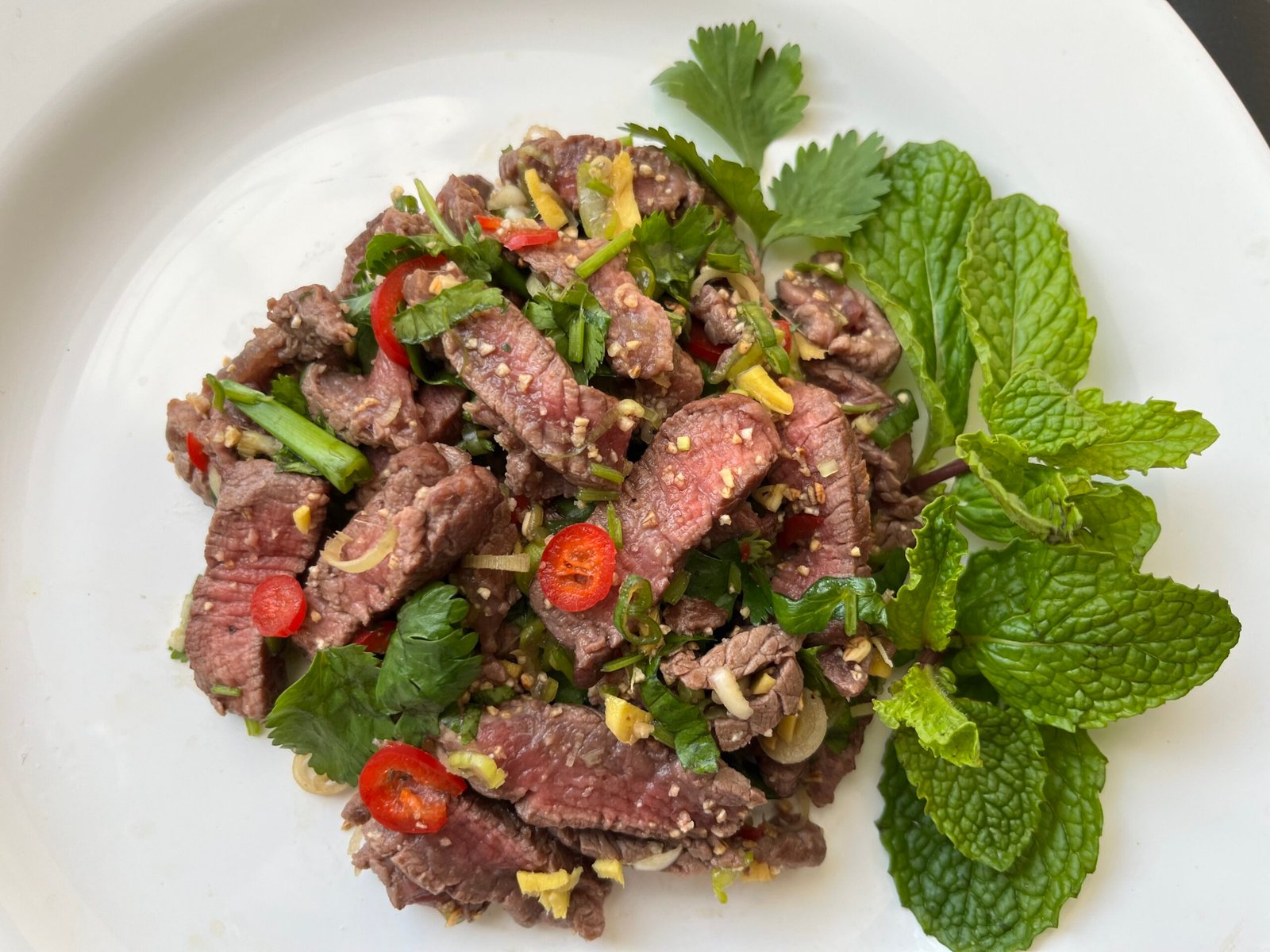 Lao beef nam tok