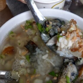 Milkfish congee