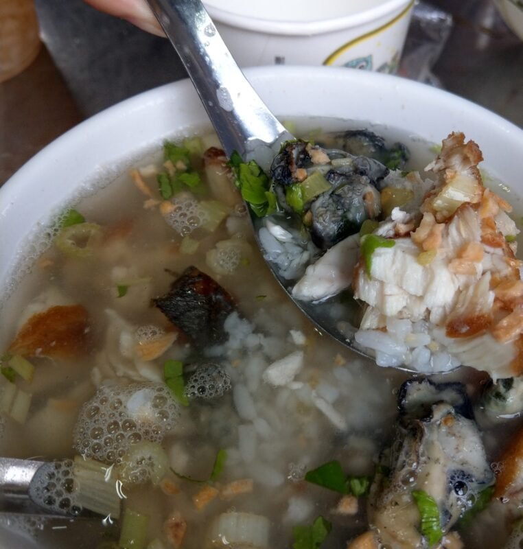 Milkfish congee
