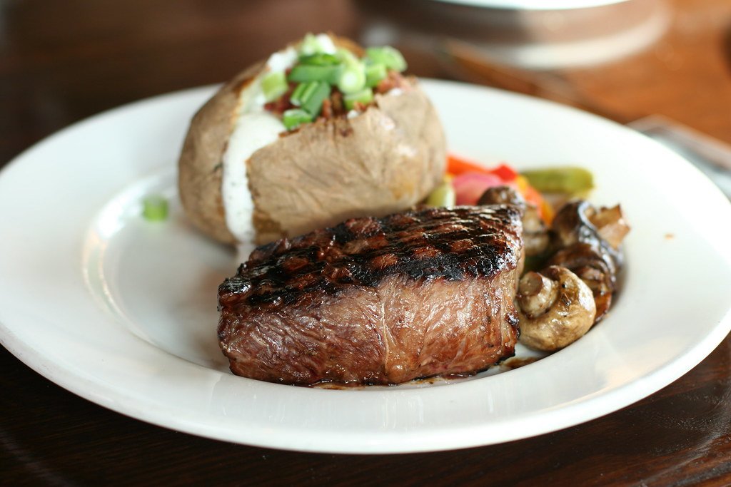 "teriyaki sirloin steak" by Geoff Peters 604 is licensed under CC BY 2.0.