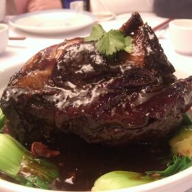 Stewed Pork Knuckle with Dates