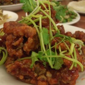 Crispy Fried Pork with Sweet and Sour Sauce