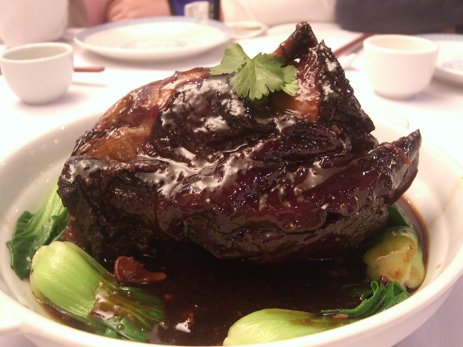 Stewed Pork Knuckle with Dates