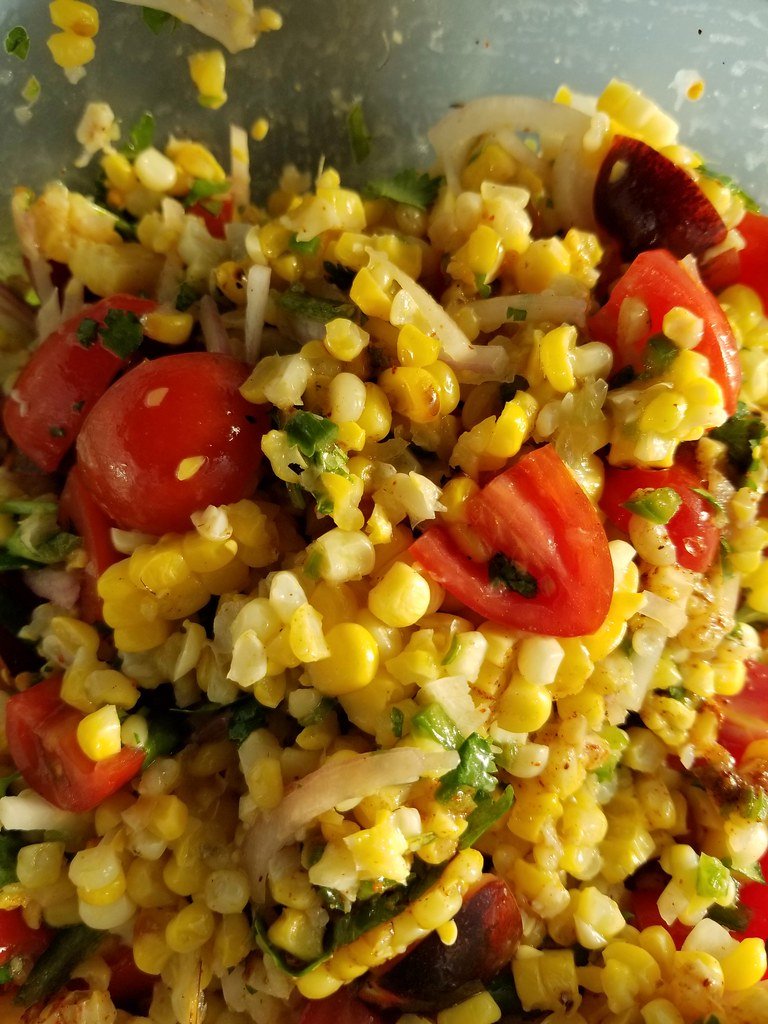Grilled Corn Salsa