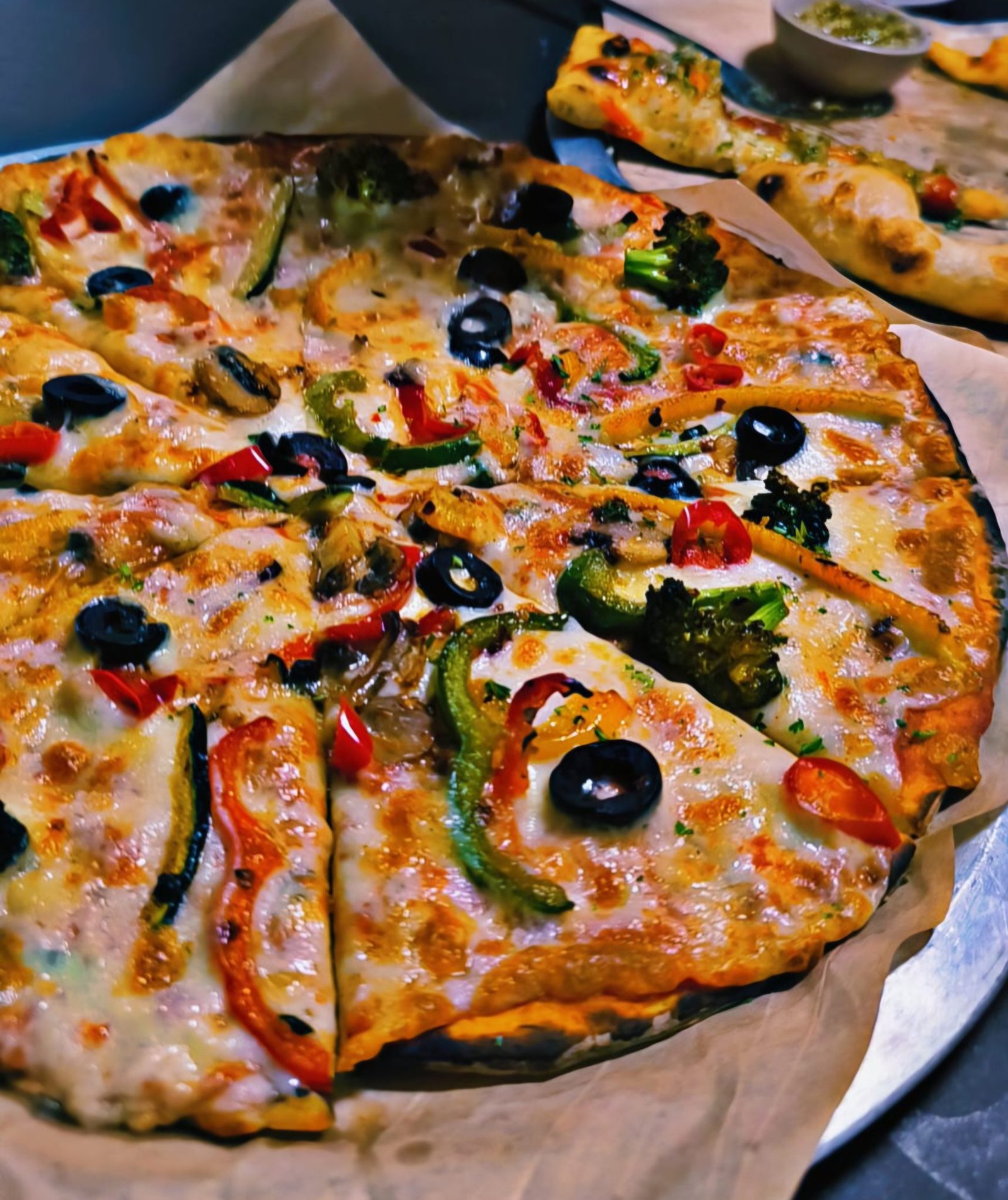 Freshly Baked Veggie Pizza II
