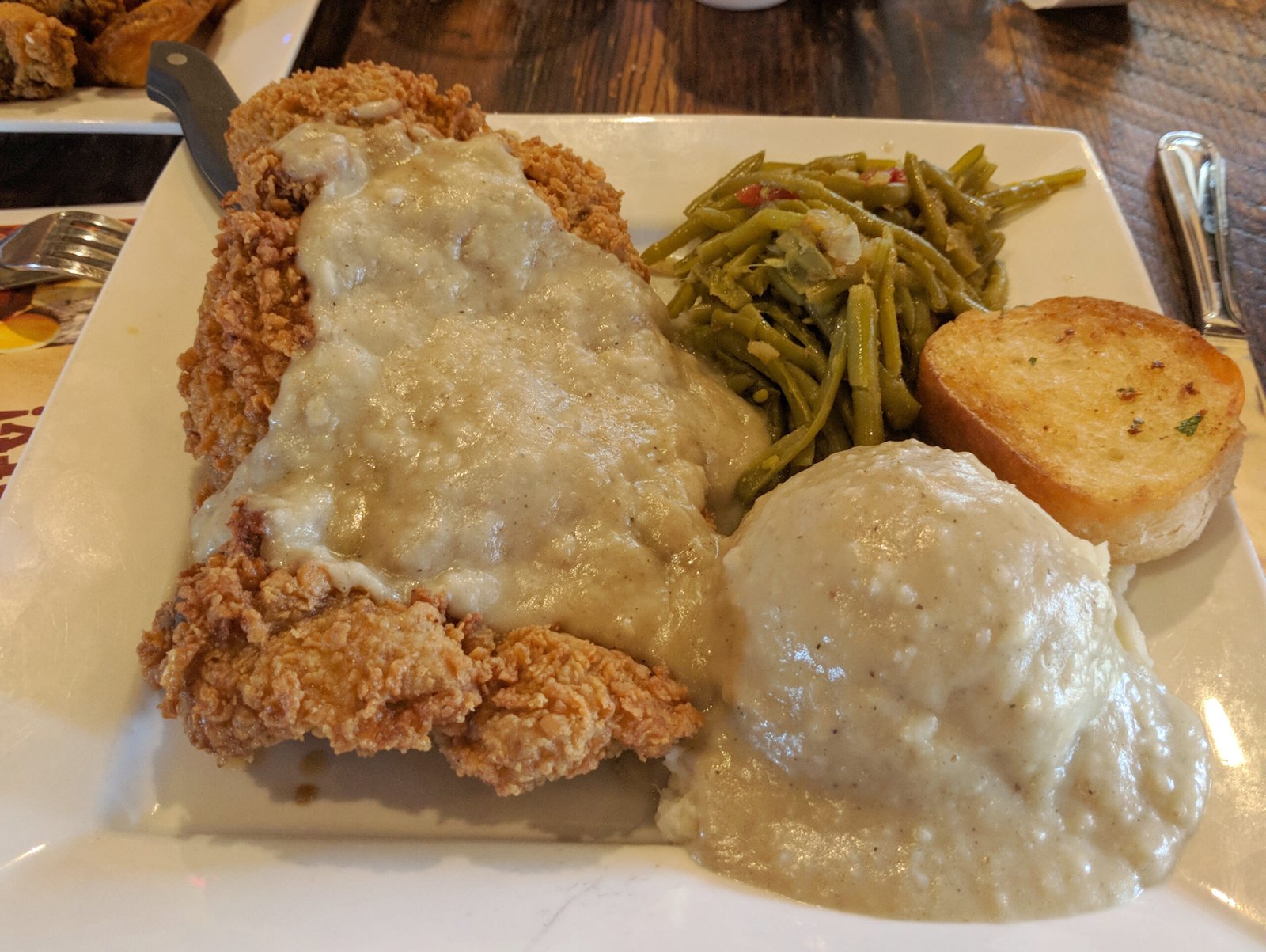 Country Fried Ribeye with White Gravy