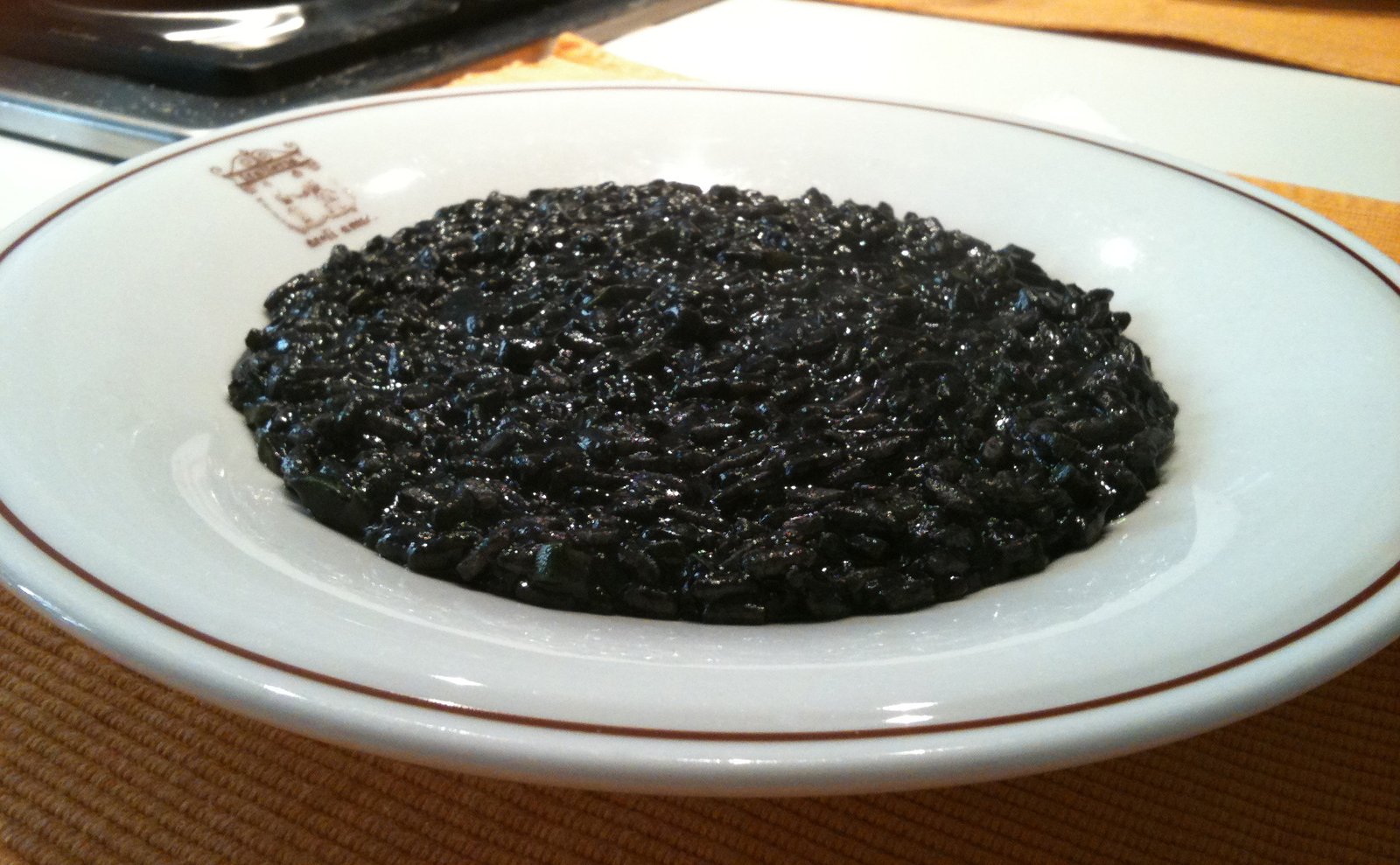 Risotto al Nero di Seppia (Cuttlefish Ink Risotto)