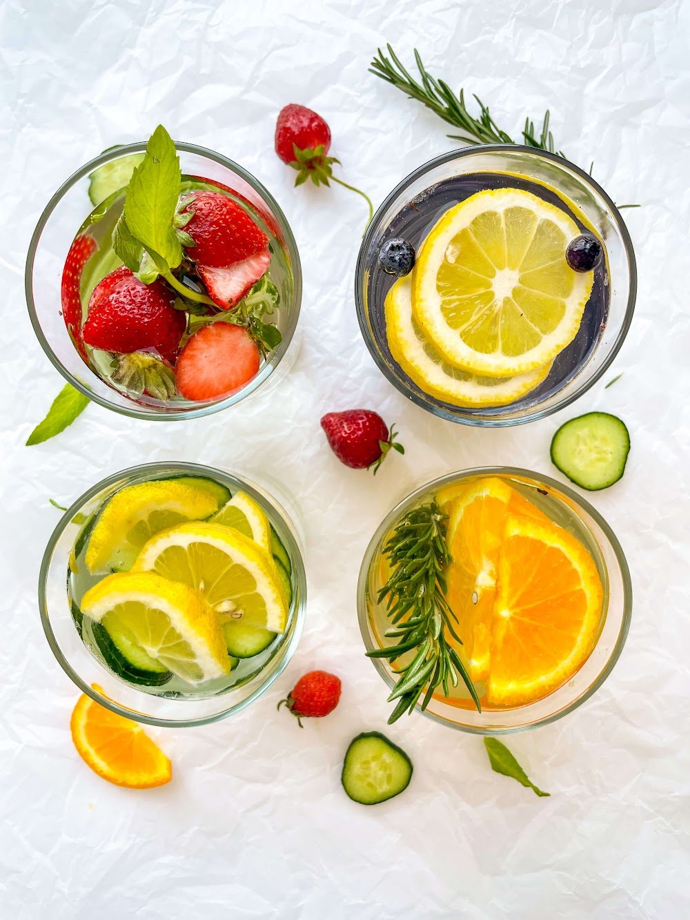 Infused Water – 4 Different Flavors