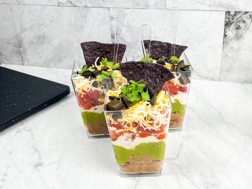 7 Layer Dip Cups