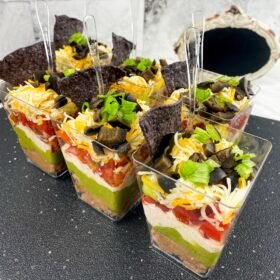 7 Layer Dip Cups