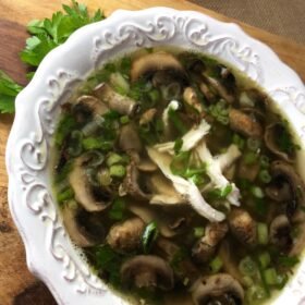 Chicken Marsala Soup