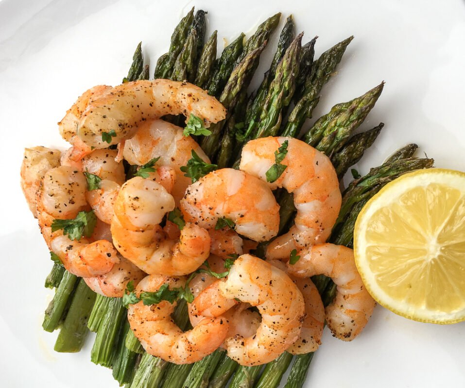 Lemon-Garlic Shrimp &amp; Asparagus